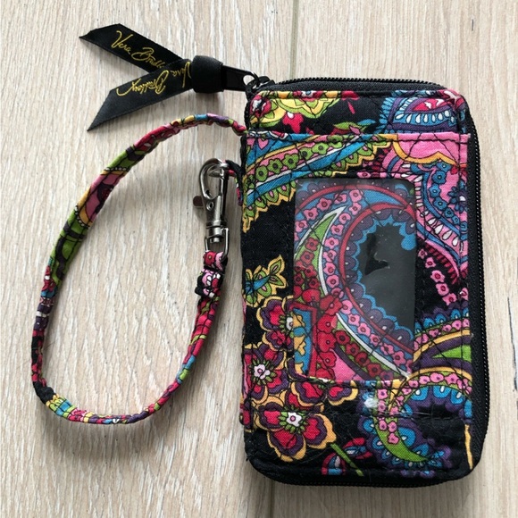 Vera Bradley Paisley Small Wallet Cardholder - Picture 1 of 7